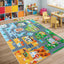 Alfombra coche niños respaldo antiderrap lavable 4 estaciones