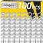 100 Ganchos Magnéticos 25lb para Nevera y Cruceros
