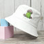 Sombrero cubo bordado rana con hongo unisex