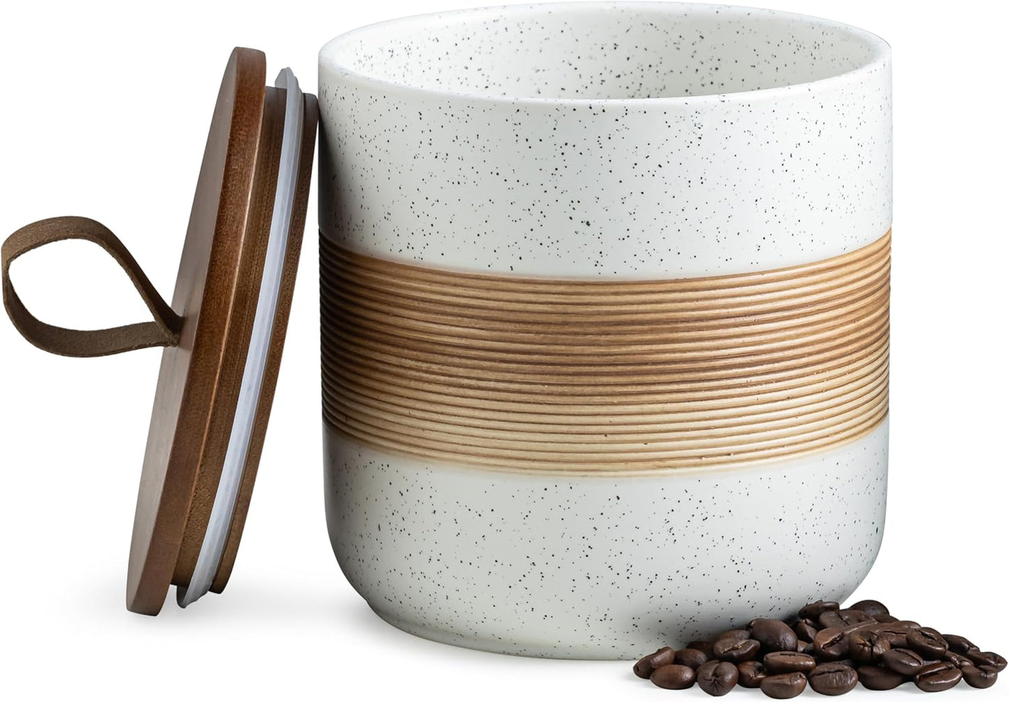 Tarros especias con tapa contenedor café azúcar té blanco