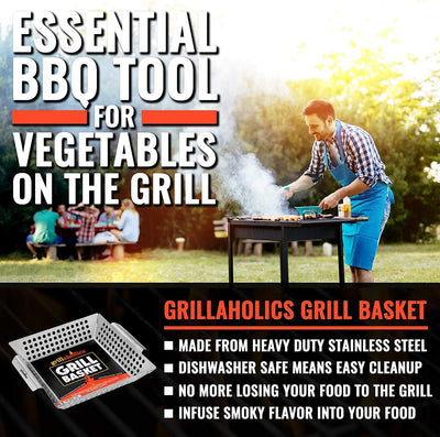 Cesta parrilla para verduras gas y carbón