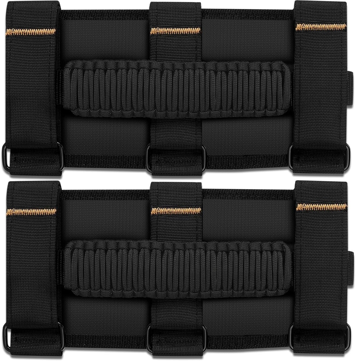 2 Asas antivuelco Jeep Wrangler JL JK TJ YJ 1955-23 negro