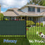Valla privacidad 4x20ft malla verde 90% bloqueo