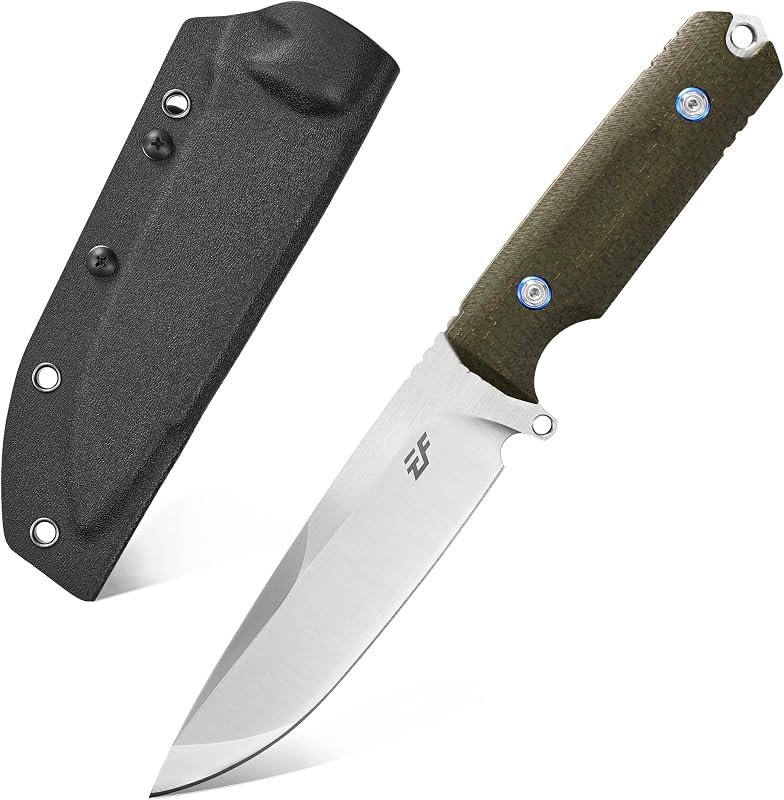 Cuchillo fijo DC53 Micarta tang completo camping caza