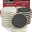 Deslizadores muebles 2.5pulg beige pack 20 antirayaduras