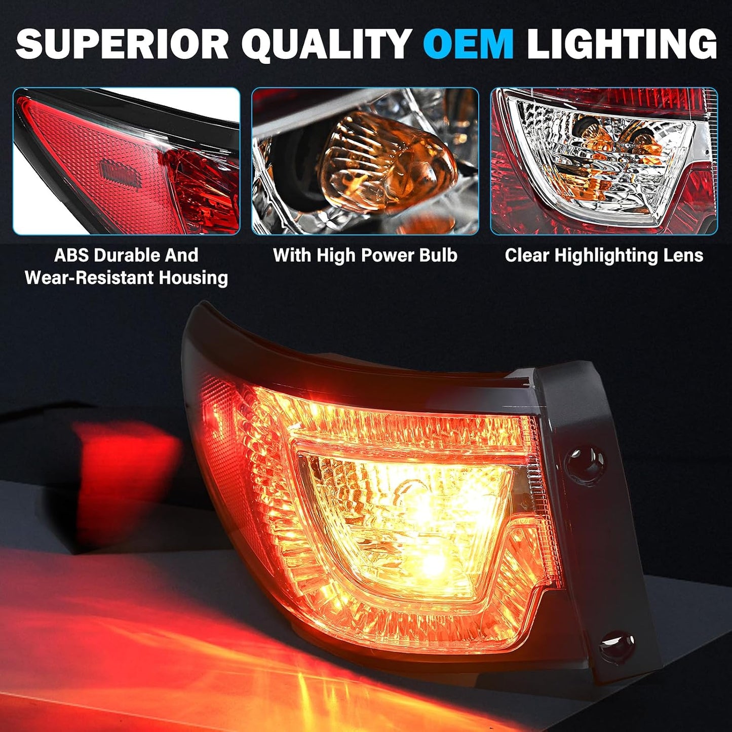 Set luces traseras Chevy Traverse lado izq