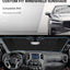 Parasol parabrisas Acura RDX 19-26 reversible plateado y