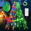 Luces árbol Navidad 288 LED 6.56pies impermeables control remoto
