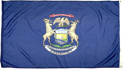 Bandera Michigan nailon 200D FMAA resistente fabricada