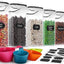 Set 6 Recipientes Herméticos 4L con Dispensador Cereales