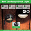 Luces LED 12V impermeables aluminio negro pared jardín