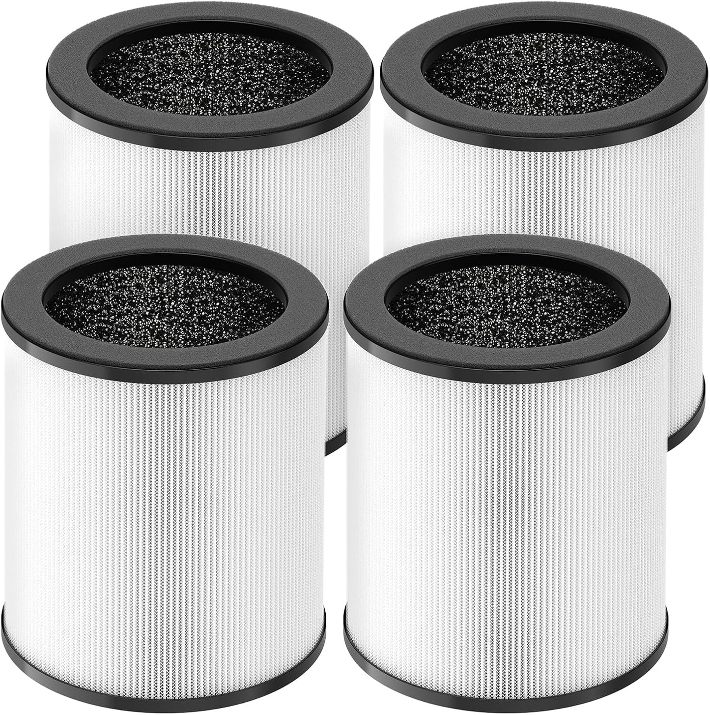 Filtro repuesto KJ80 Druiap 3en1 carbón activado 4pzas
