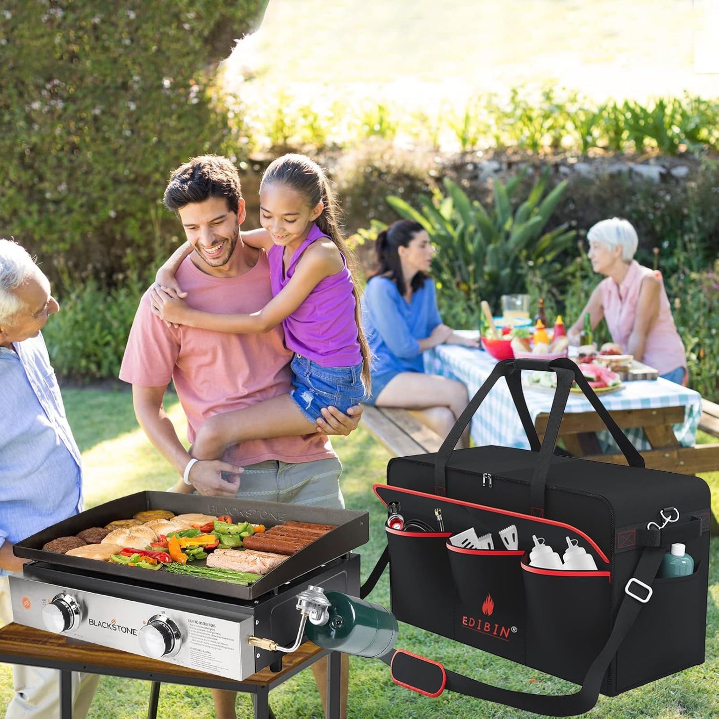 Bolsa transporte parrilla Blackstone 22" poliéster