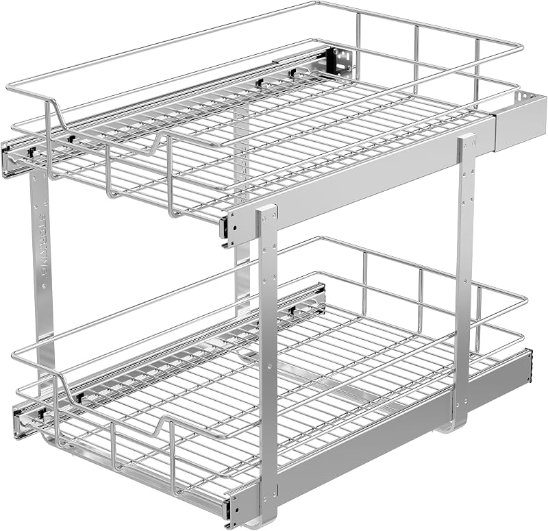 Organiz. armario 2 niveles 15x22" cajones cocina