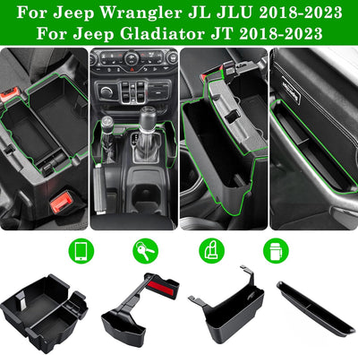 Organiz. consola central Jeep Wrangler JL JLU 2018-23