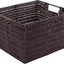 Canasta tejida ratán 15x13x10" organiz. decorativo