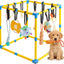 Gimnasio perros 23.6x23.6pulg con 12 juguetes antiderrap