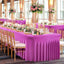 Mantel elastano fucsia para mesas 8ft plegables bodas eventos