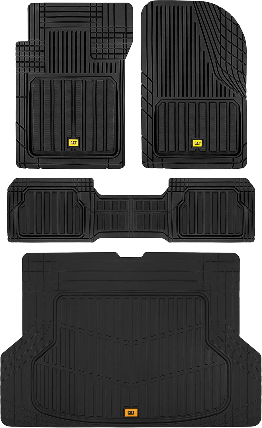 Alfombrillas coche set completo ajuste universal goma