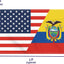 Bandera Ecuador 3x5ft 150D doble cara con grommets latón