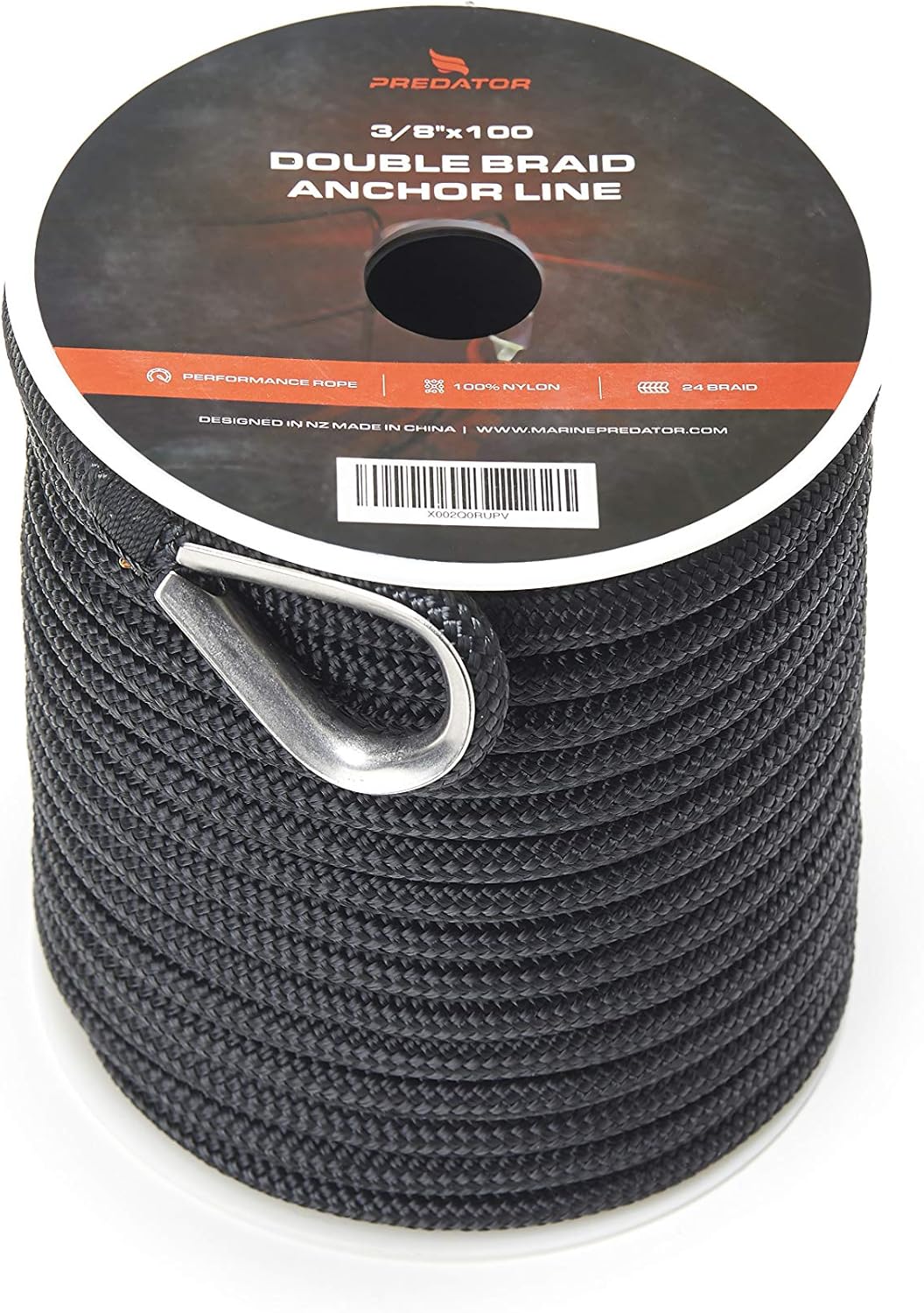 Línea de Anclaje 3/8pulg 100ft para Uso en Pesca y Náutica