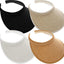 4 Sombreros Mujer UV con Clip Ala Ancha para Deportes