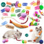 Juego 36 juguetes gatos interactivos 12 colores