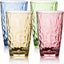 Vasos tumbler plástico 16oz transparente apilables para fiestas