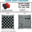 Set 3en1 fichas gigantes alfombra damas y tic tac toe