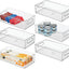 Contenedor apilable transparente set 6 cocina