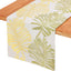 Camino mesa poliéster reversible 12x70pulg amarillo