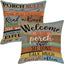 Fundas almohada decorativas lino 18x18 para exterior