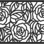 Felpudo goma negro 22x48pulg