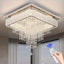 Lámpara techo cristal moderna LED regulable cocina