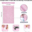 Papel contacto holográfico purpurina rosa dormitorio niña