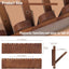 Perchero pared madera 8 ganchos 54.9cm extensible