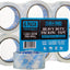 Cinta embalaje resistente 6 rollos 60yd x2pulg transparente
