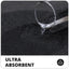 Alfombra baño goma antiderrap secado rápido lavable
