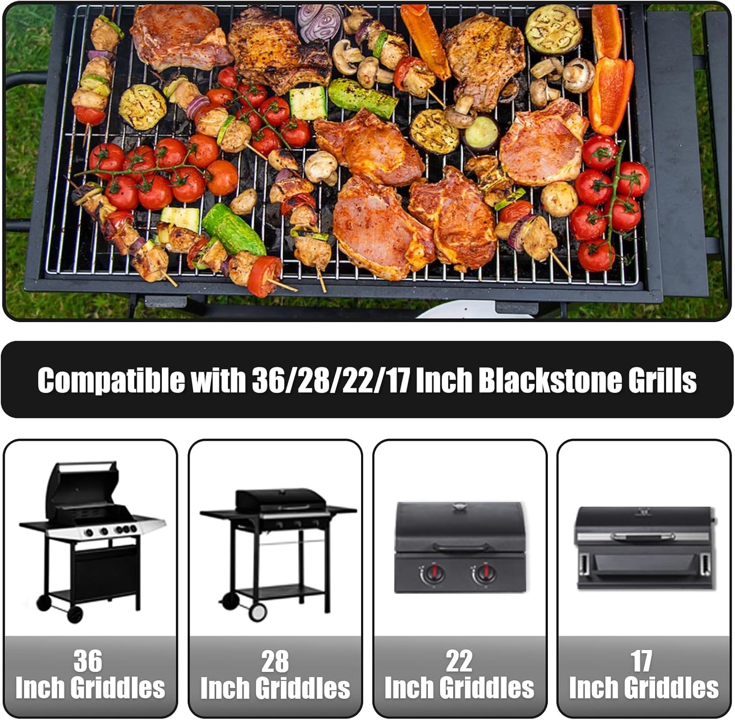 Revestimientos silicona parrilla 36-17" 2pzas reutiliz.