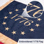 Bandera Betsy Ross 1776 3x5ft teñida con té vintage