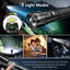 2 Linternas LED Recargables 6000 Lúmenes Impermeables 3 Modos