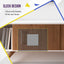 Cubierta placa pared doble blanco brillante 4.50x4.57pol