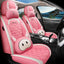 Fundas asiento auto cuero PU impermeable diseño conejo
