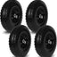 4 Pzas Ruedas Sin Aire 13pulg 4.00-6 Orificio 5/8'' para Carretilla