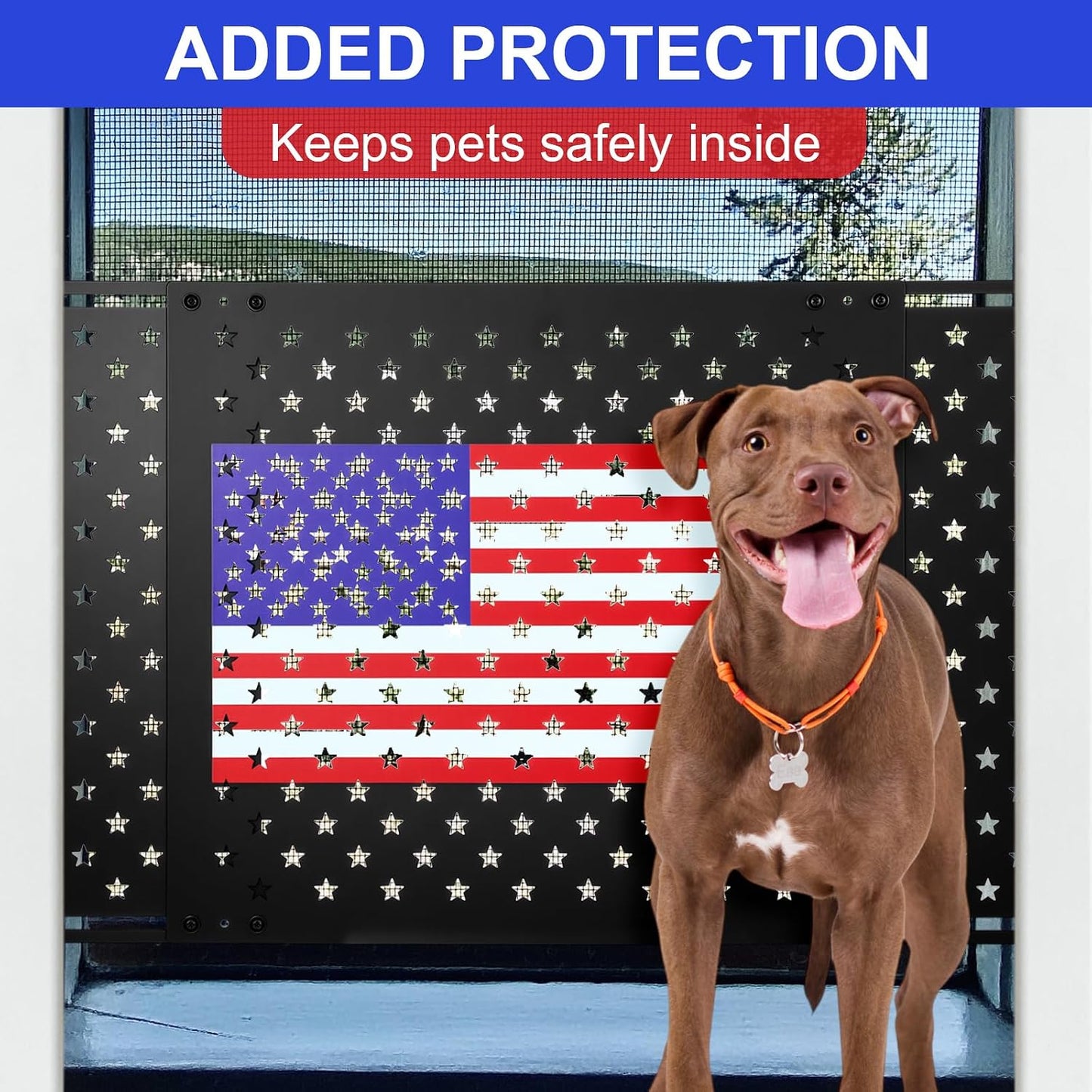 Protector puerta RV tela metálica ajustable 22-31.5"