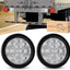 Luz trasera redonda 4" para remolque 12 LED ámbar IP67