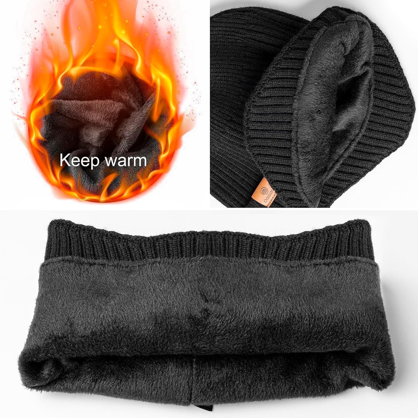 Gorro invierno unisex con orejeras para exteriores