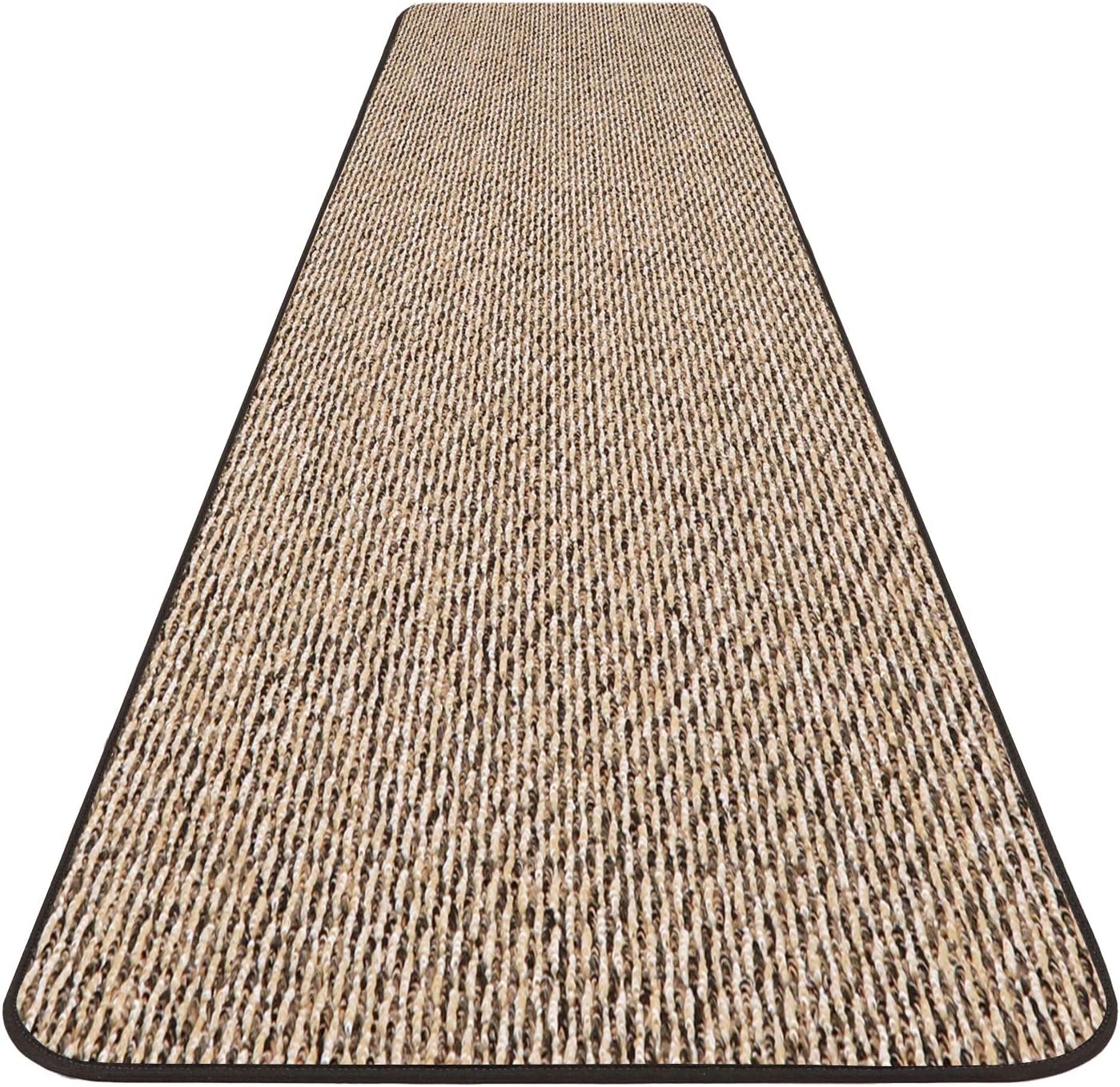 Alfombra antiderrap ondulación negra 6ftx27pulg