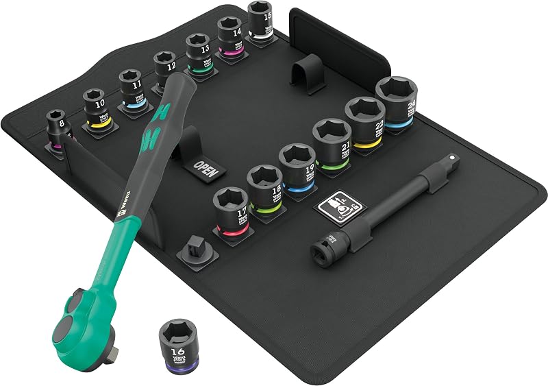 Set 16 Pzas Trachet 3/8" DRV Metric Zyklon