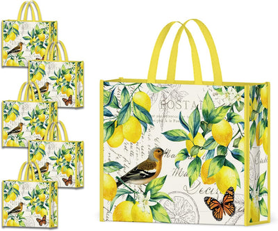 5 Pzas Bolsas Compras Reutilizables con Motivos